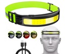 HLAVOVÁ LAMPA LED LAMPA VÝKONNÁ PRE HLAVU POHODLNÁ ĽAHKÁ USB