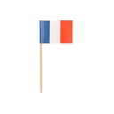 Banketové transparenty s francúzskou vlajkou 8 cm 500 ks