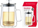 Sklenený nálevník na kávu/čaj 600ml French Press KLAUSBERG džbán