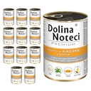 Dolina Noteci Prémiové mokré krmivo pre psov bohaté na kačicu 12x400g