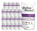 DOLINA NOTECI PREMIUM vlhké krmivo pre psov bohaté na králiky 20x150g