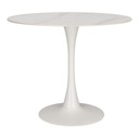 Jednoduchý stôl Skinny Premium Stone White 90 cm