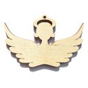 Drevené krídelká pre anjelika, 8 kusov