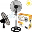 PODLAHOVÝ VENTILÁTOR VZDUCHU, ČIERNA VENTILÁTOR
