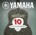 Struny pre akustickú gitaru YAMAHA FP10 10-47