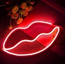 Neónová LED lampa DIY ku dňu detí Heart Red