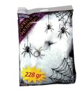 SPIDER WEB BIELA ​​SIEŤ HALLOWEEN SPIDER 228G