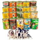 Mokré krmivo pre psov Can Mixed Pack Pieces Mix príchutí 20 ks x 400g