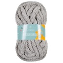 Háčúca priadza tkania veľmi hrubého chenille 20 mm šedá 9