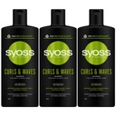 Syoss Curls Waves šampón pre kučeravé vlasy 3x440ml