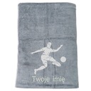 Darček pre futbalistu - rýchloschnúci uterák s výšivkou 70x140 cm