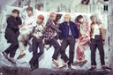 BTS Posteľ Bangtan Boys - hudobný plagát 91,5x61 cm