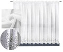 ZÁCLONA PRIPRAVENÁ ZÁCLONA 300 x 170 CM JEDNODUCHÁ ZÁCLONA GUIPURA