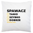 zvárač Rýchly Lacný Dobrý Biely Vankúš