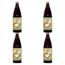 4x nepasterizovaný organický jablkový muštový ocot 750 ml Demeter