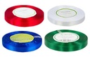 4 x Satin stuha 12 mm 32 m - klasická farebná súprava na darčeky