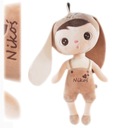 Darček pre novorodenca s menom Originálna bábika Metoo Beige Rabbit