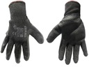 Ochranné rukavice GEKO veľkosť 9 /latexové, čierne hrubé/ G7