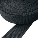 Hrubá páska na pás Gravana 40 /2 mm čierna 10 metrov