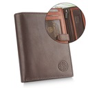 BETLEWSKI Veľká klasická pánska kožená peňaženka