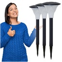 Záhradné solárne lampy SET 3 ks.
