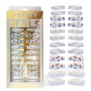 Hotové samolepiace tipy na predlžovanie nechtov PRESS ON NAILS 24 ks