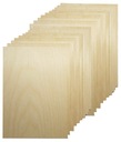 3 mm preglejka pre laserovú triedu 1/2 forma A4 dekor drevené deCoupage x25 PCS