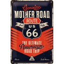 Plechový plagát 20x30cm Route 66 retro darček