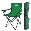 HUGO zelená skladacia kempingová stolička