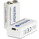 everActive 6F22 9V 550mAh microUSB batéria