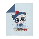 XL bavlnený panel: Panda sailor