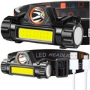 LED HLAVOVÁ LAMPA 4v1 MINI SVETLOMET S MAGNETOM