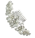 Hrebeň do vlasov zdobený kamienkami a perličkami XXL Lolita Accessories