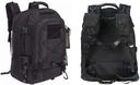 Pánsky vojenský turistický batoh 1051 čierny 64L