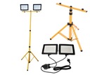 STATÍV S SVETLOMETOM 2X 1OOW 3M ECOLIGHT