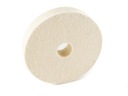 PLSTENÝ LEŠTIACI DISK PEVNÝ PLST 100x20x20 BIELY