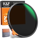KF Sivý filter 58mm NASTAVITEĽNÝ ND2-ND400 fader PRO