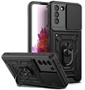 Puzdro Kryt ARMOR Kryt Púzdro RING Kryt pre SAMSUNG GALAXY S21 5G