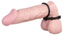 Krúžok na penis a semenníky so sťahujúcimi výstupkami