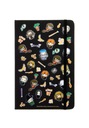 Zápisník A5 Harry Potter Icons guma 96k, kockovaný