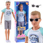 Bábika Anlily Boy v šortkách a tričku + okuliare ZA4304 hračky