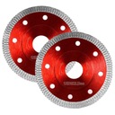 2x DIAMANTOVÝ KOTOUČ NA REZANIE POGREEN DLAŽDICE 125MM KERAMIKA SPIEKOVANÝ BETÓN