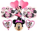 VEĽKÁ SADA NARODENINOVÝCH BALÓNOV MINNIE MOUSE 1 ROK 1. NARODENINY 30ks