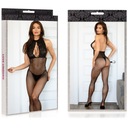 BODYSTOCKING SPODNÁ PRÁDLO S ČIPKOU A OTVORENÝMI KROTY