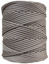 Plochý polyesterový strun mokka 3 mm 200 m