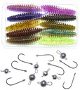 FishUp Tanta 2' 50mm ostriežový mix / háčiky a čeburashky / hotová sada 24 ks.