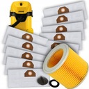 10x FILTRAČNÉ VRECKÁ PRE VYSÁVAČ KARCHER WD3 SE4001 WD2 PLUS V-17 V-15 V12