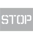 STOP maliarska šablóna 70x100cm