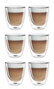 Termálne poháre na cappuccino CFL-660 (6 ks.)