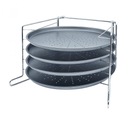 PIZZOVÉ TANY so stojanom KONIGHOFER 28 cm x4 V1